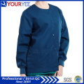 Custom cuidados de saúde hospitalar Workwear Warm up Snap Front Scrub Jacket (YHS114)